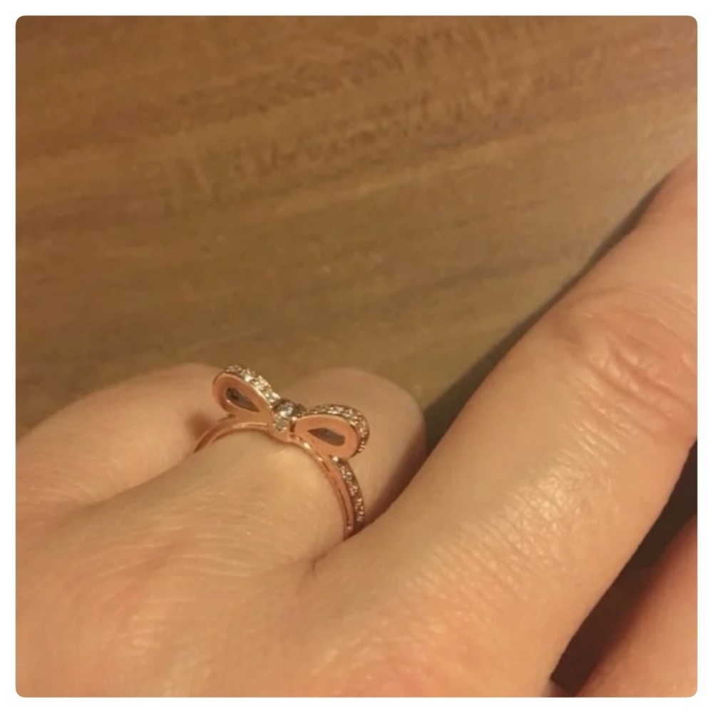 (LAST 1, Sz 7) RGP 925 Silver Bow Tie Ring 5🌟 - Picture 3 of 3
